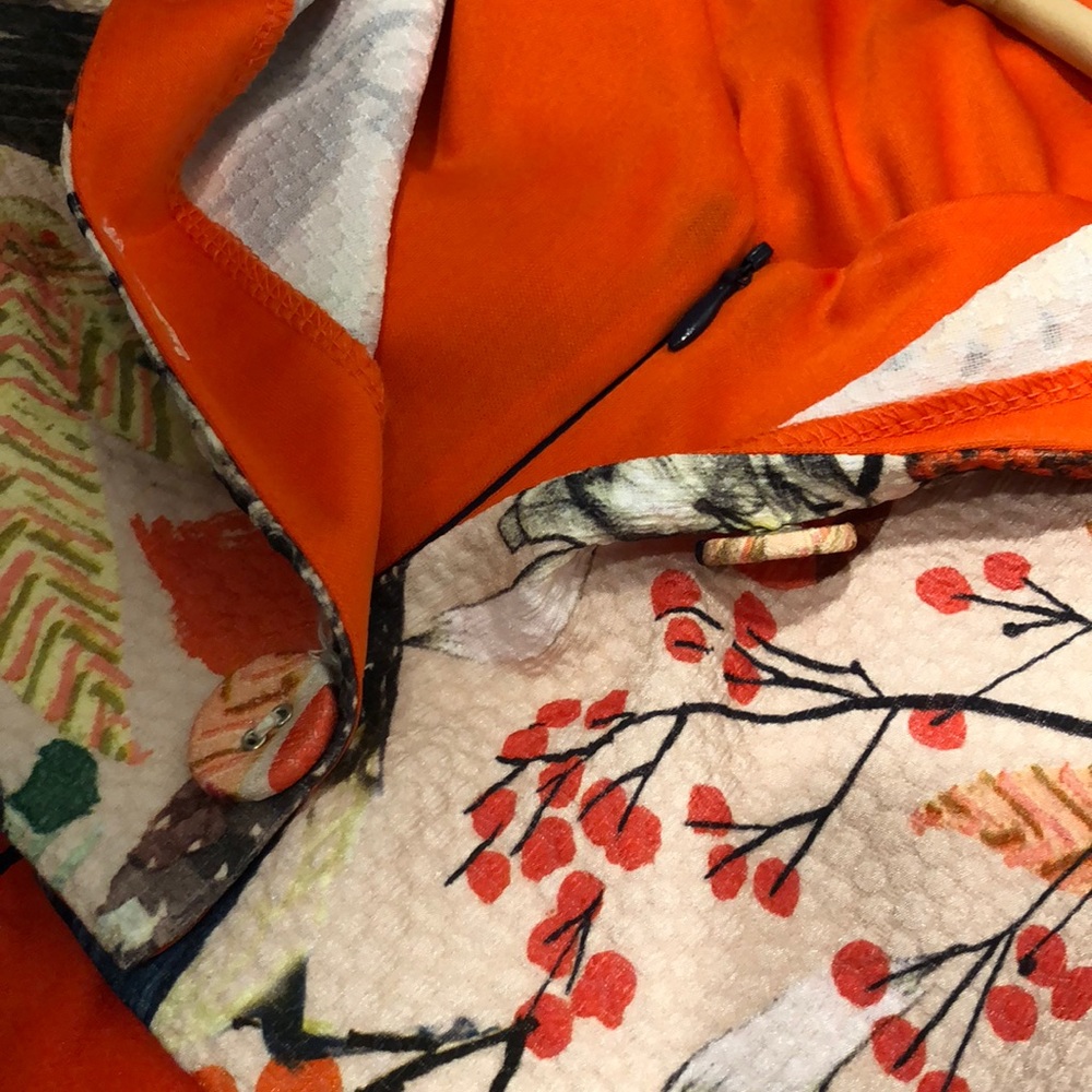 Eva Franco Aria Dress in Birds and Bees print - Picture 7 of 8